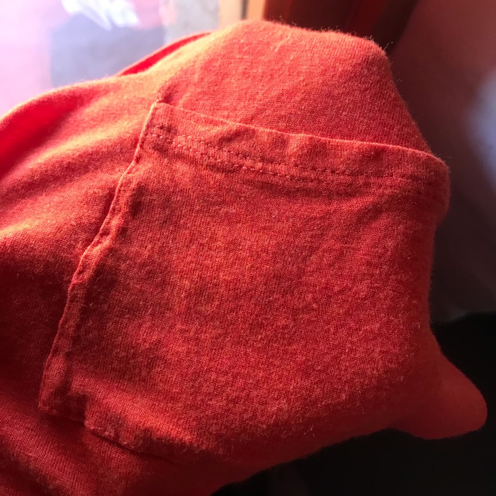 orange basic tee - Picture 3 of 3